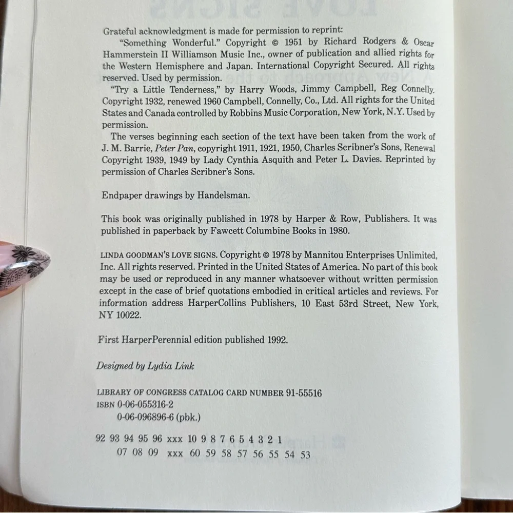 Linda Goodman’s Love Signs book